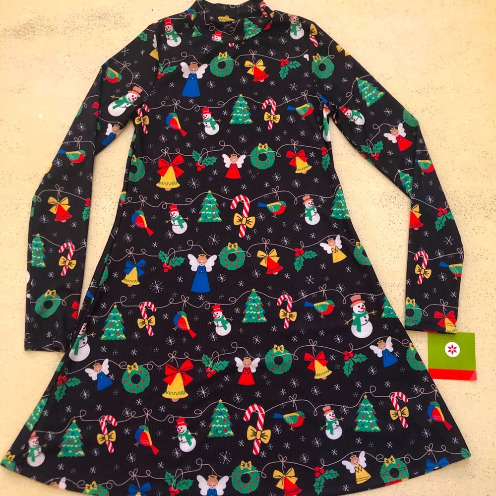 Women’s Long Sleeve Holiday Casual Dress NWT